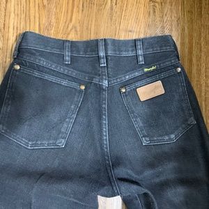 Vintage, Western Style Wrangler Jeans (Black, 29 x 34)